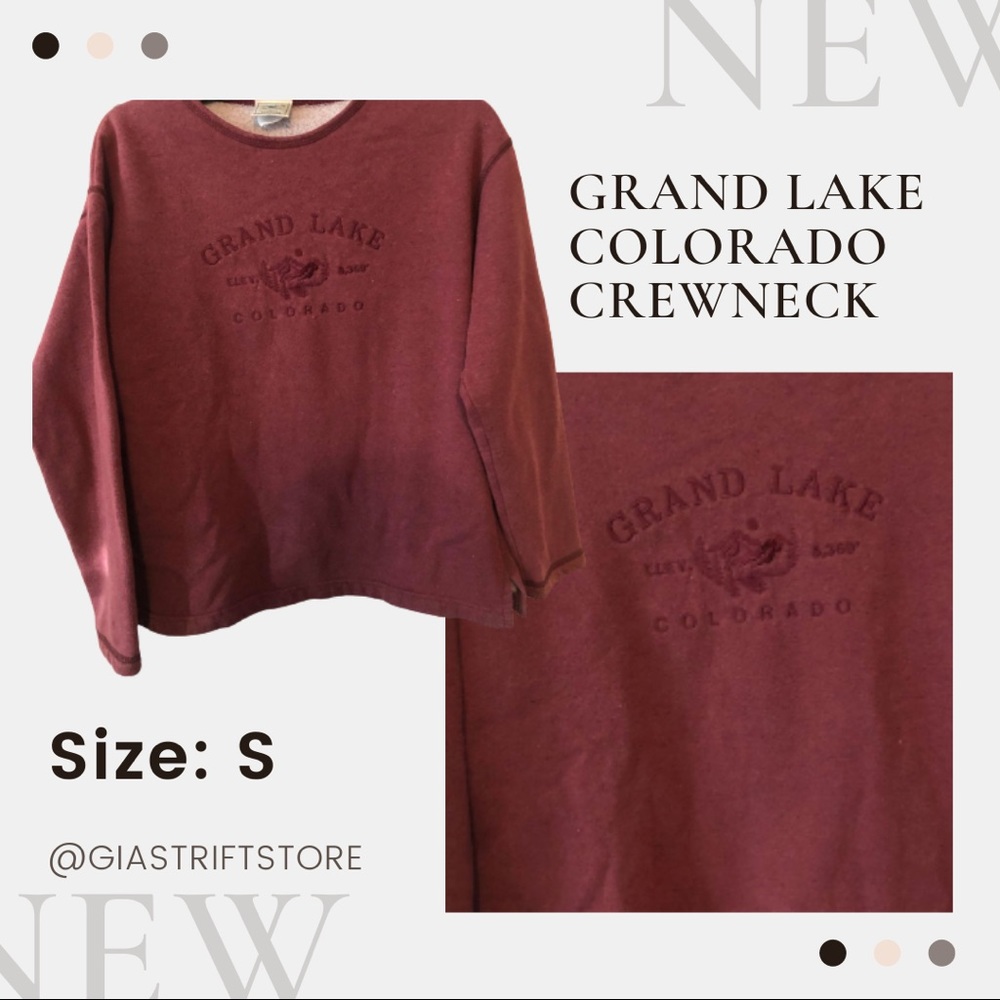 Grand Lake Colorado Crewneck